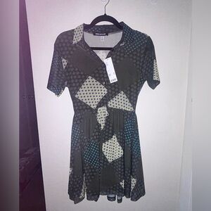 Urban Outfitters Checkered Pattern Dress